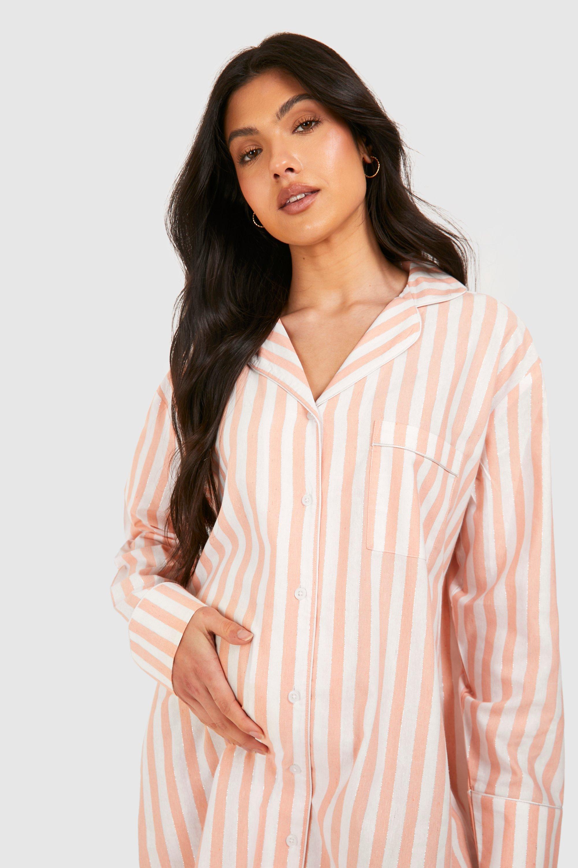 Ladies button down night shirts sale